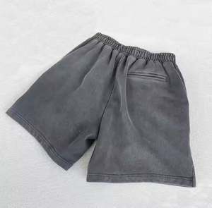 Short personnalisé pour hommes en coton délavé à l'acide Style d'été OEM Short délavé à l'acide d'usine pour hommes Tissu doux Style de rue - Product Image 2