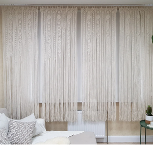 Large Macrame <b>Boho</b> Wedding Backdrop Macrame Door Curtain | Large Wedding Backdrop <b>Wall</b> <b>Hanging</b> Tapestry - Product Image 1