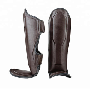 Espinilleras de boxeo ajustables de alta calidad, espinilleras protectoras para piernas, espinilleras de lucha para boxeo a la venta - Product Image 4