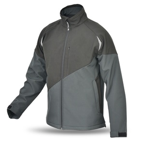 Men's <b>Lightweight</b> Stand Collar Soft Shell <b>Jacket</b> Customized Logo New Design for Winter Factory Wholesale Waterproof Windproof - Product Image 3