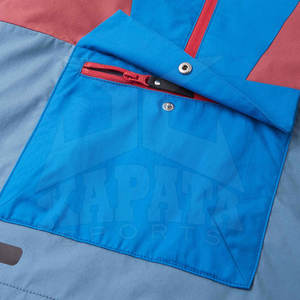 Veste coupe-vent à capuche pour homme, design personnalisé, couleur unie, anorak, haute qualité, respirante, fermeture éclair quart, streetwear pour l'hiver - Product Image 6