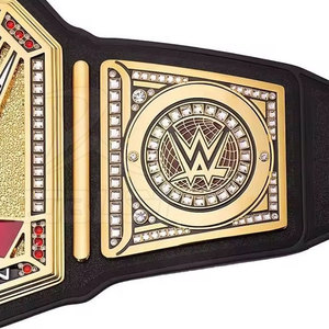 Ceinture de championnat légère de haute qualité en cuir PU, couleurs et tailles personnalisables, équipement d'entraînement d'arts martiaux écologique - OEM - Product Image 4