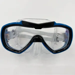 Masque de plongée étanche, grand cadre, lunettes de Protection, plongée libre, tuba, Surface miroir, lunettes de sport