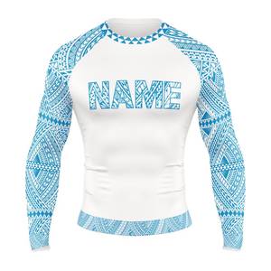Rashguard pour homme à logo personnalisé, haute qualité, manches courtes, UPF50, anti-UV, respirant, séchage rapide, prix bas - Product Image 2