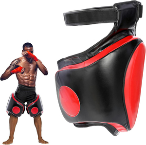 Muay Thái Miếng Đệm Đùi Kickboxing Chân Bảo Vệ Kick Pad Võ Thuật Đào Tạo Taekwondo sparring Bánh Đùi Bảo Vệ Miếng Đệm Dành Cho Người Lớn - Product Image 6
