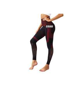 Moisture wicking GAA leggings <b>with</b> high quality stretch polyester sublimated logo OEM MOQ Pakistan - Product Image 5