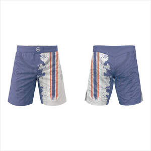 Pantalones cortos de MMA con bordado Floral transpirable para hombre, estilo Vintage personalizado, entrenamiento de cintura alta, Kickboxing, ropa de lucha, uso en el gimnasio - Product Image 3