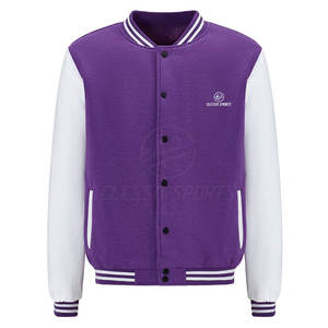 เสื้อแจ็คเก็ตแฟชั่นขายดี แจ็คเก็ตเลตเตอร์แมนกันลมสำหรับฤดูหนาว สไตล์ใหม่ สำหรับผู้ชาย - Product Image 1