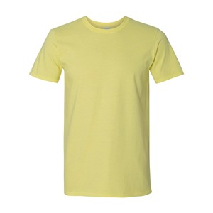 Cornsilk Slim Fit Quality Breathable Low MOQ 100% Cotton <b>Summer</b> <b>T</b>-<b>Shirt</b> Wholesale and Custom <b>T</b> <b>Shirts</b> for <b>Men</b> - Product Image 1