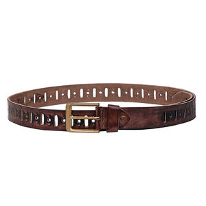 Men's Casual Pure Leather <b>Dress</b> <b>Belt</b> Vintage Single Pin Buckle Cow Hide Material Wholesale From Factory Manufacturer - Product Image 4