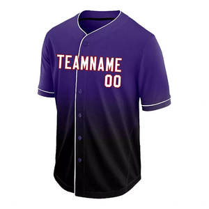 Uniforme de béisbol profesional de alta calidad al por mayor, precio cómodo, conjunto de uniforme de béisbol transpirable para hombres - Product Image 2