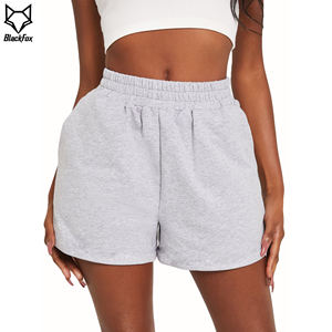 Short d'été confortable pour femmes vente en gros personnalisé taille élastique teint uni avec poches techniques respirantes et lavées - Product Image 5