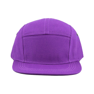 Gorra SnapBack personalizada con ala lisa y malla gorra de camionero de lona al por mayor unisex informal para actuación en viajes en la playa - Product Image 1