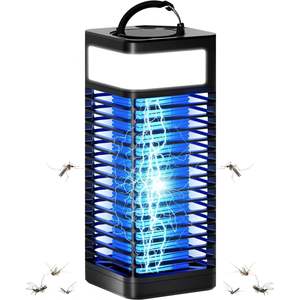 Lámpara matamosquitos electrónica impermeable recargable, repelente de plagas de insectos y moscas ligero para acampar - Product Image 4