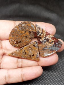 Palo hecho a mano ágata cabujón patrones únicos al por mayor disponible - Product Image 2