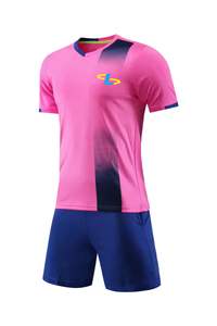 Uniforme de football à manches courtes léger, couleur et taille personnalisées, respirant, meilleur design, 100% polyester, haute qualité, fabriqué en usine - Product Image 3