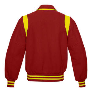 Chaquetas universitarias de lana a prueba de viento personalizadas para hombres y mujeres con logotipo personalizado Ideal para uniformes de equipos al aire libre - Product Image 2