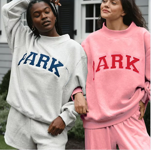 High Quality Custom Women Front Turtleneck Long Winter/Autumn 360g 100%Cotton Fleece Oversize Relaxed Eco-Friendly Breathable - Product Image 3
