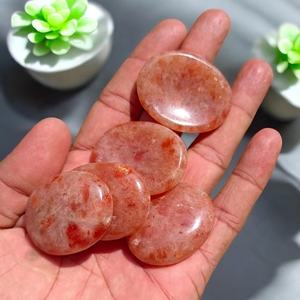 Proveedor de India ofrece piedra solar pulida, piedra de preocupación, estilo Feng Shui, piedra preciosa de cristal, regalo de negocios, decoración de recuerdo al por mayor - Product Image 1