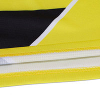 Maillot de football personnalisé imprimé à manches courtes, léger, à séchage rapide et respirant, en tissu 100 % polyester