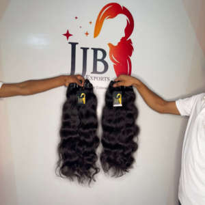 ผมต่อแบบลอนหลวมผมมนุษย์แบบไม่ผ่านกระบวนการผมแบบอินเดีย - Product Image 2