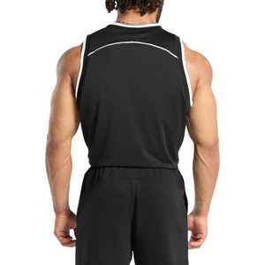 Débardeur d'entraînement en maille de polyester pour hommes grande taille, respirant, léger, à séchage rapide, sans manches, pour la salle de sport, la course à pied, les sports - Product Image 2