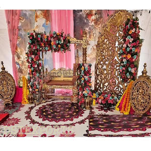 Muslim Wedding Mehndi/Sangeet Event <b>Stage</b> Decoration Wedding Bangle Ceremony <b>Stage</b> <b>Props</b> Special Wedding Sangeet Event <b>Stage</b> USA - Product Image 1