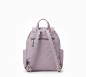 Fashion PU Leather Women Backpack Purse Minimalist Design Ladies Travel and Daily Use School <b>Bag</b> with Zipper Pocket - Product Image 5