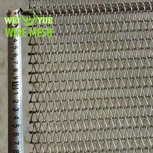 304/316 trang trí thép không gỉ xoắn ốc cấu trúc dệt dây xích băng tải lưới cho dịch vụ hàn bánh mì bao gồm - Product Image 6