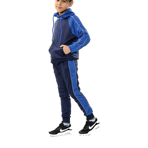 ชุดวอร์มเด็กผ้าฝ้ายแบบยูนิเซ็กส์ชุดสองชิ้นทนทานสำหรับไปโรงเรียนกีฬาและความสบายในชีวิตประจำวัน - Product Image 5