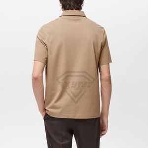 Polo de golf Performance pour hommes 100% jersey de coton respirant évacuant la sueur décontracté coupe standard polos de golf - Product Image 2