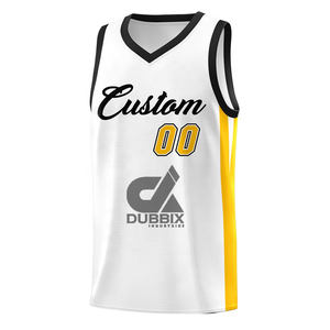Ensemble d'uniformes de basketball personnalisés en polyester respirant avec logo brodé et imprimé XS-XXL – Fabrication OEM - Product Image 1