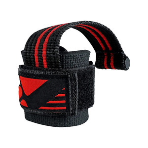 สายรัดข้อมือทำจากนีโอพรีนสีดำและสีแดงมีความปลอดภัยสำหรับการฝึกออกกำลังกายในยิม - Product Image 2