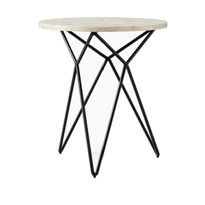 โต๊ะกาแฟชาตกแต่งด้วยมือฝังกระดูกโต๊ะกลางสำหรับร้านกาแฟหรือร้านกาแฟ - Product Image 6