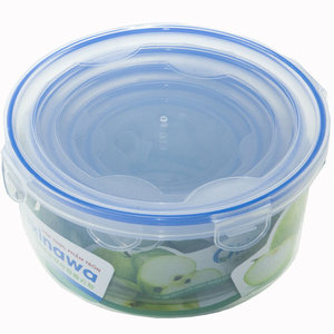 Juego de 5 Recipientes de Almacenamiento de Alimentos de Plástico PP, Libres de BPA, con Tapas Herméticas, Aptos para Microondas y Lavavajillas - Product Image 3