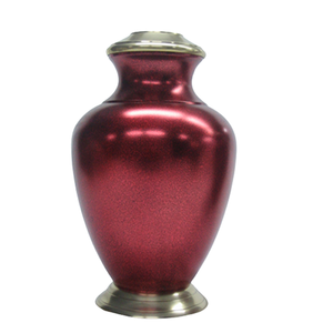 Urna de cremación de Rosa lavanda, jarrón de cenizas conmemorativas de latón duradero, decoración del hogar para adultos y mascotas, urna funeraria de Metal - Product Image 5