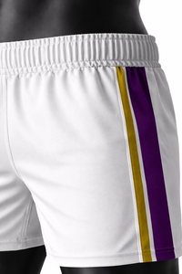 Ensemble maillot et short de rugby personnalisés, col en V, uniforme d'équipe de rugby sublimé, kit de performance respirant et à séchage rapide - Product Image 5