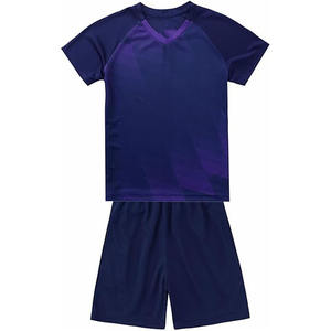 เสื้อเจอร์ซีย์ฟุตบอลสำหรับเด็กเสื้อกีฬาพิมพ์ลายซับลิเมชันกันยูวีแห้งเร็ว - Product Image 1