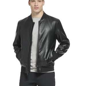 Veste en cuir coupe ajustée de haute qualité pour hommes Style audacieux Grande taille Imperméable-Idéal pour l'automne Veste d'hiver pour hommes Livraison DDP - Product Image 2