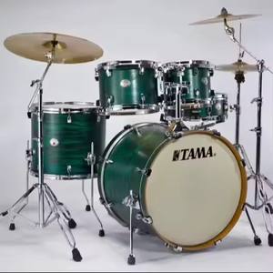 Ensemble d'instruments de musique 6 pièces TOP : Batterie Jazz Enroulable avec Tambourin et Campana de l'acier - Product Image 1