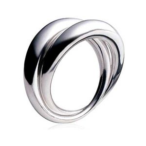 Rond de serviette en métal moderne et élégant, parfait pour les fêtes de mariage et les réunions de famille spéciales - Product Image 2
