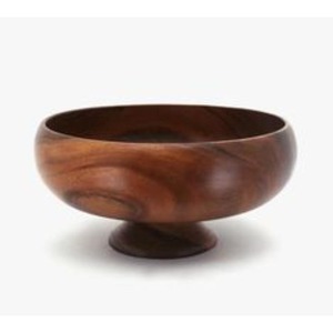 Cuenco redondo de madera hecho a mano con superficie lisa y pulida para servir alimentos seguros y decoración rústica para el hogar - Product Image 4