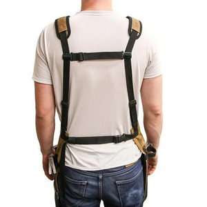 Ropa de trabajo sin mangas de lona resistente ajustable para hombres y mujeres, delantal de trabajo reutilizable para trabajos de carpintero, electricista, mecánico - Product Image 4