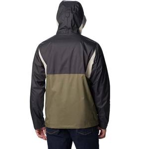 Top tendances hommes à manches longues coupe-vent veste en gros fermeture éclair imperméable pluie vêtements d'extérieur avec capuche coupe-vent vêtements - Product Image 2