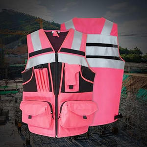 Gilet de sécurité homme élégant et décontracté, haute visibilité, respirant, confortable, haute qualité, facile à laver, polyester/coton, personnalisable, best-seller - Product Image 4