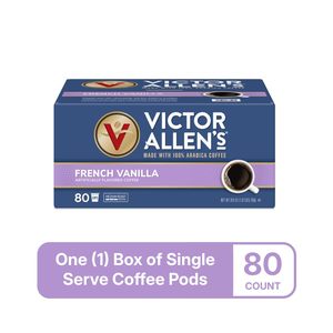 Victor Allen's Coffee French Vanilla Flavored, Medium Roast, 80 Count, Single Serve Coffee Pods - Product Image 6