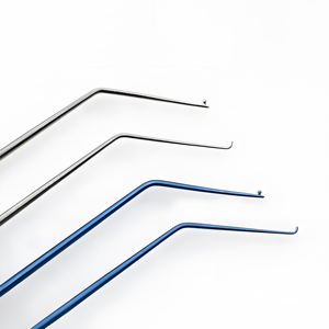 Manipulador de lente de gancho de Iris Kuglen Manual de instrumento oftálmico DE ACERO DE LA CE certificado uso hospitalario METAL MED - Product Image 3