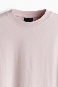 T-shirt homme surdimensionné en coton 100% de haute qualité, imprimé sur mesure, motif uni, col rond, 210 g/m², impression de logo. - Product Image 3