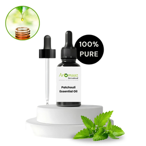 Mejor mayorista de aceite esencial de pachulí de naturaleza pura 1KG/25KG Precio a granel para masaje corporal Cuidado DE LA PIEL Aromaaz Muestra gratis - Product Image 5