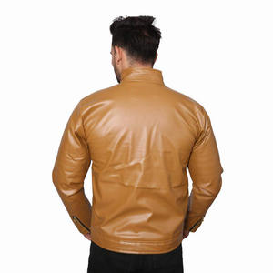Veste en cuir coupe ajustée OEM pour homme, accessoire de mode confortable à un prix raisonnable - Product Image 2